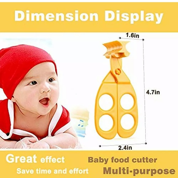 🌸 Baby Food Scissor Cutter, Multifunction Masher - Picture 2 of 7